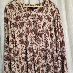 Tan Paisley Dress